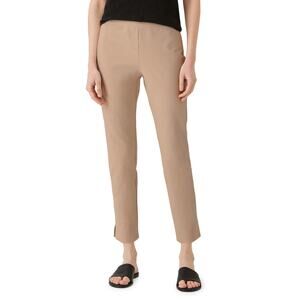 Eileen Fisher 'High Waist' Khaki Slim Crop Pants Size XXS